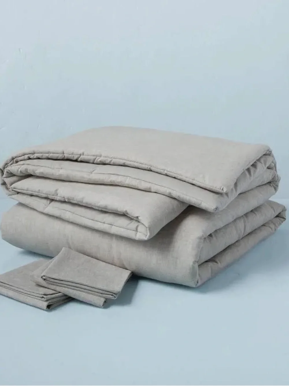 Hearth & Hand with Magnolia Linen-Cotton Duvet Cover, King, approx 102